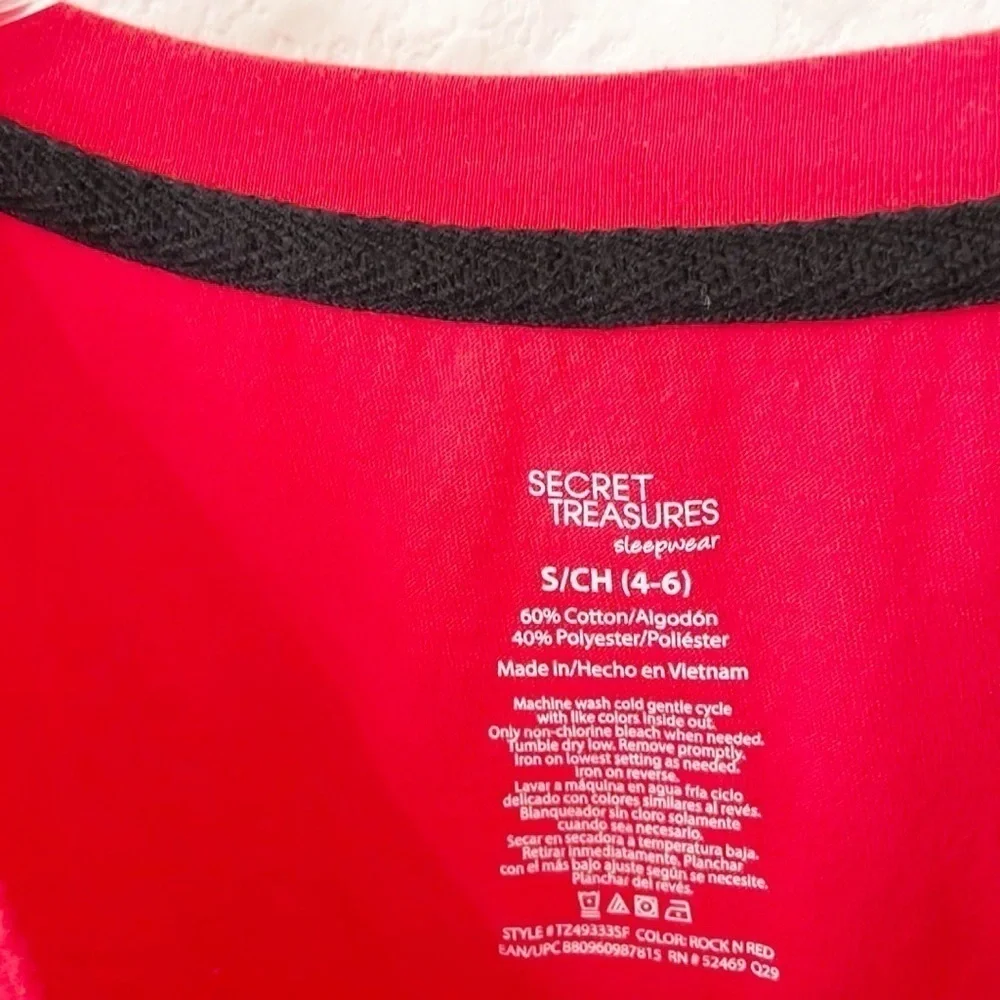 Secret Treasures Naughty But Nice Christmas pajama top